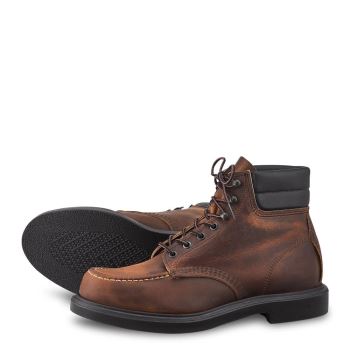 Red Wing Classic SuperSole 6-Inch Boot in Copper Rough & Tough Leather Laarzen Heren DonkerBruin - 8801